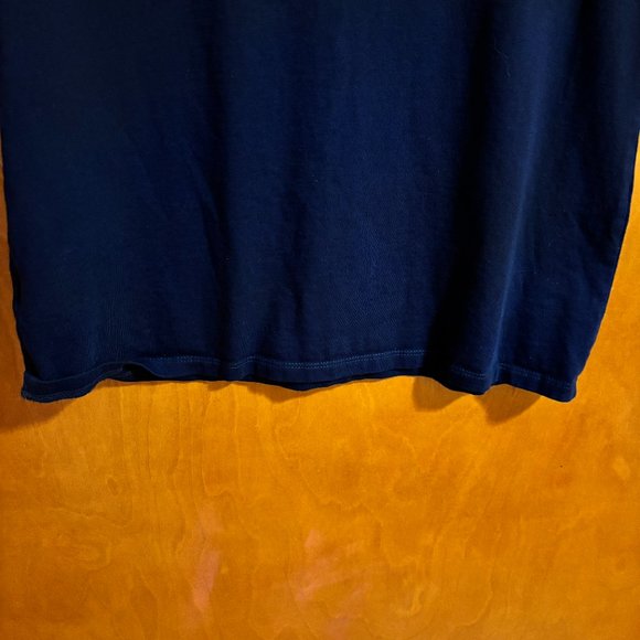 Talbots Navy Scalloped Neck Top Tee‎ - Picture 12 of 12